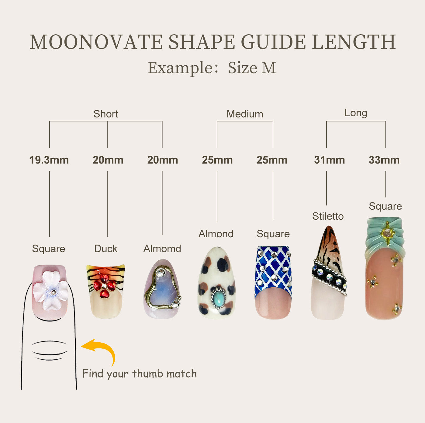 [Mystery Box] Handmade Press On Nails Randomly Sent